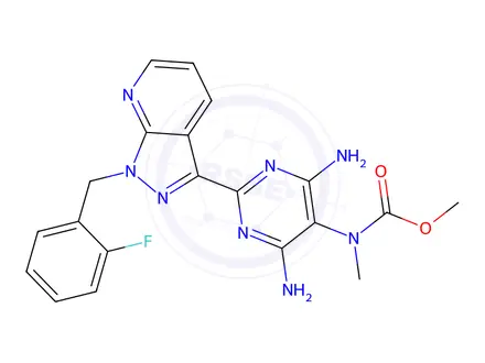 Chemical structure of Riociguat
