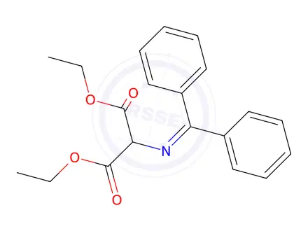 Chemical structure of diethyl [(diphenylmethylidene)amino]propanedioate