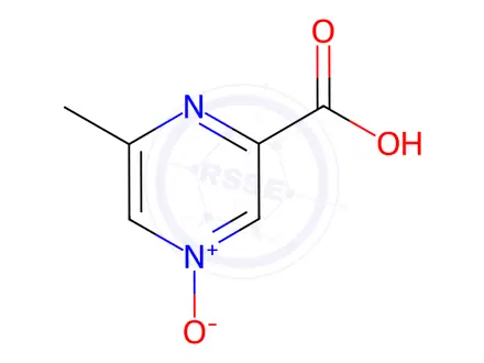 Chemical structure of Acipimox Impurity 3