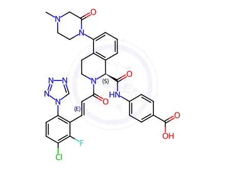 Chemical structure of BMS-962212 (BMS962212)