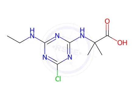 Chemical structure of Cyanazine Impurity 1