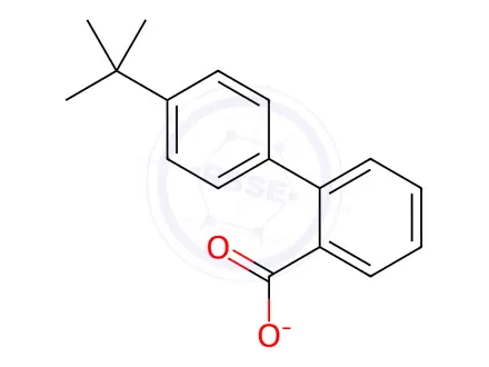 Chemical structure of (4-tert-Butylphenyl)benzoate