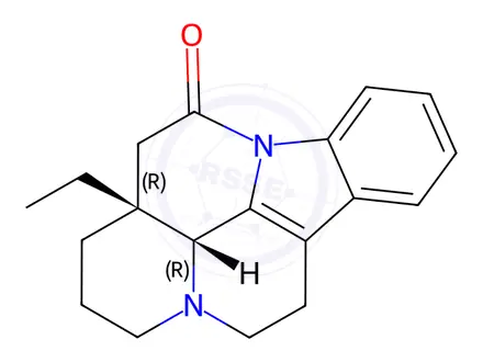 Chemical structure of Eburnamenin-14(15H)-one