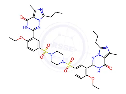 Chemical structure of Vardenafil EP Impurity C