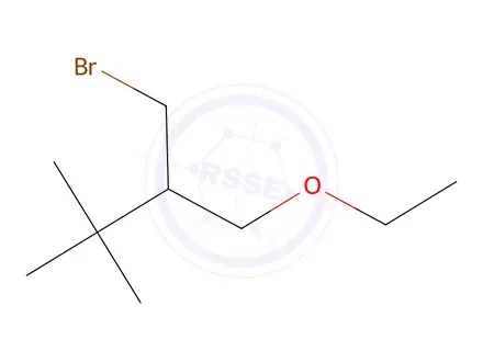 Chemical structure of 1-Bromo-2-(ethoxymethyl)-3,3-dimethylbutane