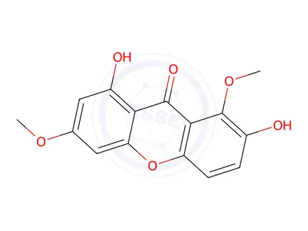 Chemical structure of Gentiacaulein