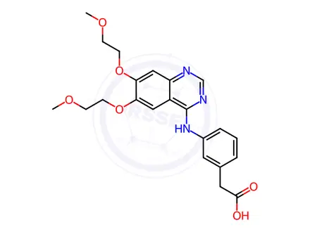 Chemical structure of Erlotinib Hydrochloride Impurity 8