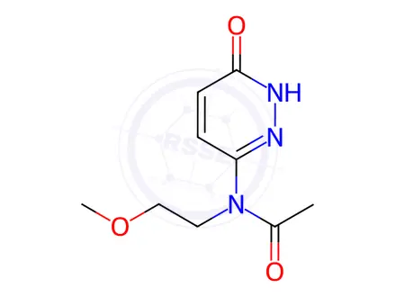 Chemical structure of N-(2-Methoxyethyl)-N-(6-oxo-1,6-dihydropyridazin-3-yl)acetamide