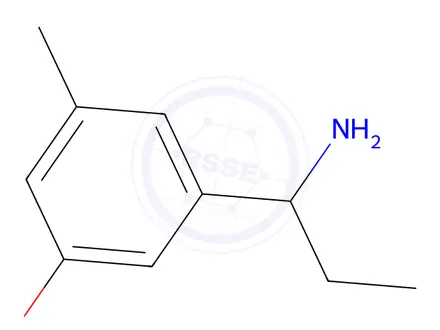 Chemical structure of 1-(3-Methoxy-5-methylphenyl)propan-1-amine