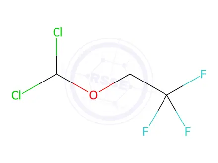 Chemical structure of Isoflurane Impurity 24