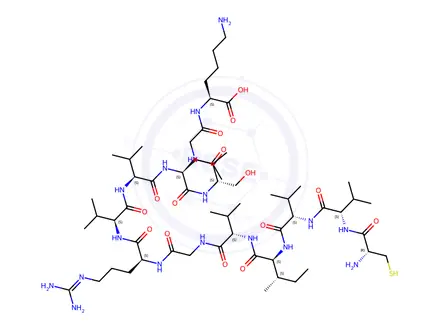 Chemical structure of HCV NS4A Protein (22-34) (H strain)