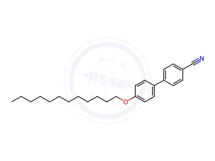 Chemical structure of 4'-Cyano-4-dodecyloxybiphenyl