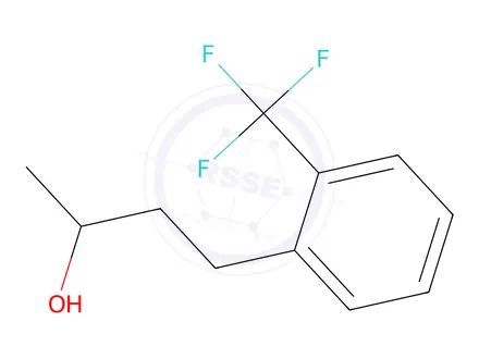 Chemical structure of 4-(2-(Trifluoromethyl)phenyl)butan-2-ol