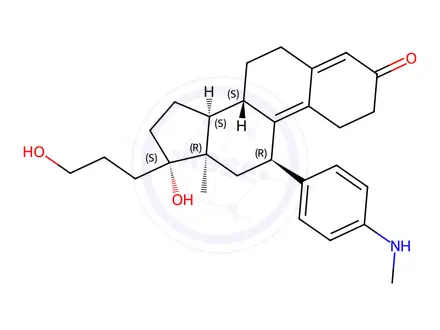 Chemical structure of ZK 115716