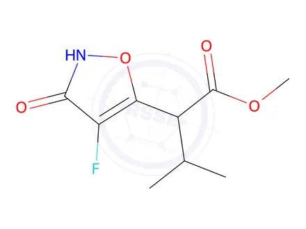 Chemical structure of Methyl 2-(4-fluoro-3-oxo-2,3-dihydroisoxazol-5-yl)-3-methylbutanoate