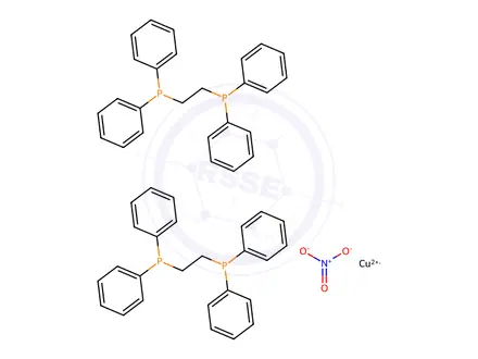 Chemical structure of bis(1,2-bis-(diphenylphosphino)ethane)Cu(I)