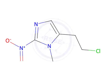 Chemical structure of 5-(2-Chloroethyl)-1-methyl-2-nitro-1H-imidazole