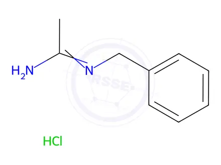 Chemical structure of N-Benzylacetimidamide Hydrochloride