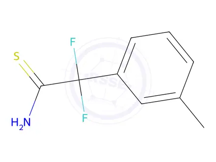 Chemical structure of 2,2-Difluoro-2-(m-tolyl)ethanethioamide