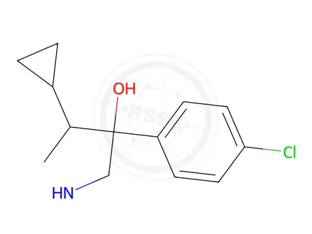 Chemical structure of N-[2-(4-Chlorophenyl)-3-cyclopropyl-2-hydroxybutyl]formamide