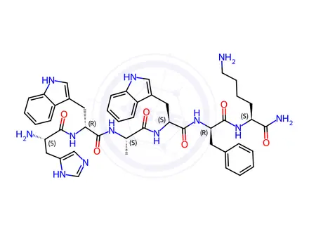 Chemical structure of Pralmorelin Impurity 1