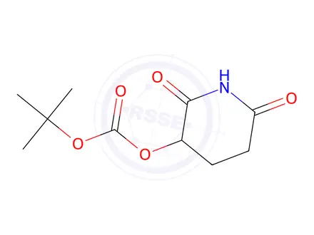 Chemical structure of Tert-butyl (2,6-dioxopiperidin-3-yl) carbonate