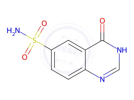 Chemical structure of 4-oxo-3,4-dihydroquinazoline-6-sulfonamide
