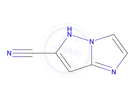 Chemical structure of 1h-imidazo[1,2-b]pyrazole-6-carbonitrile