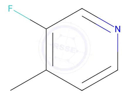 Chemical structure of 3-Fluoro-4-methylpyridine