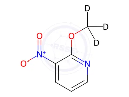 Chemical structure of 2-(METHOXY-D3)-3-NITROPYRIDINE
