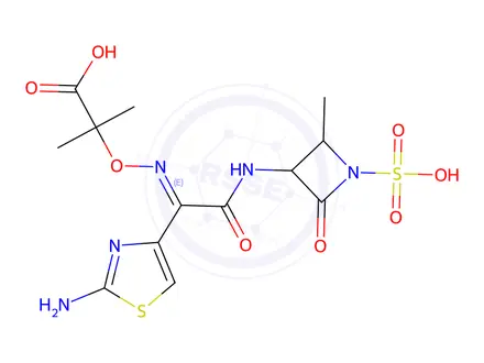 Chemical structure of rac-Aztreonam E Isomer
