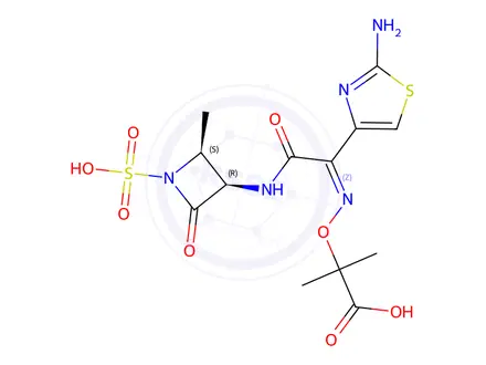 Chemical structure of Aztreonam Impurity 33