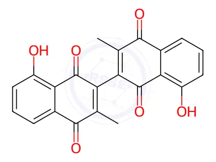 Chemical structure of 3,3'-Biplumbagin