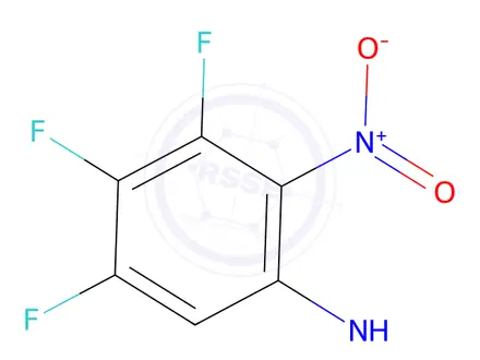 Chemical structure of 3,4,5-Trifluoro-N-methyl-2-nitroaniline