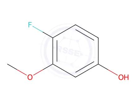 Chemical structure of 4-Fluoro-3-methoxyphenol