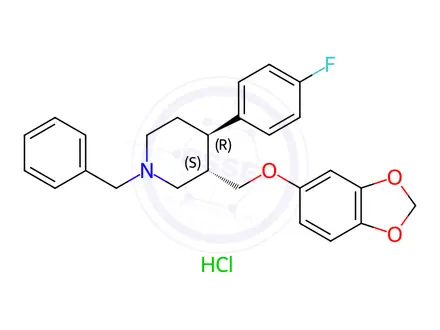Chemical structure of Paroxetine EP Impurity C HCl