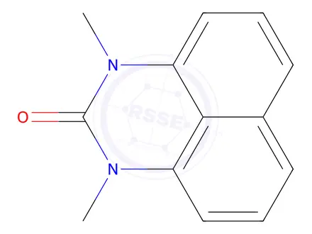 Chemical structure of 1,3-dimethylperimidin-2-one