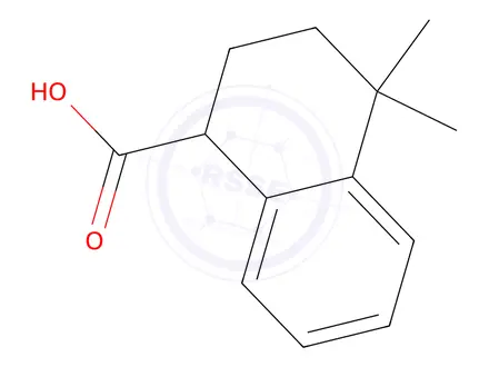 Chemical structure of 4,4-dimethyl-1,2,3,4-tetrahydronaphthalene-1-carboxylic Acid