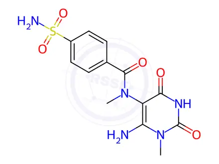 Chemical structure of Uracil Impurity 86
