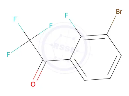 Chemical structure of 1-(3-Bromo-2-fluorophenyl)-2,2,2-trifluoroethan-1-one