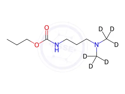 Chemical structure of Propamocarb-d6