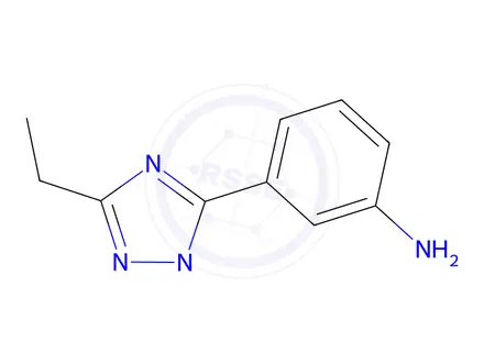 Chemical structure of 3-(3-Ethyl-1-methyl-1h-1,2,4-triazol-5-yl)aniline