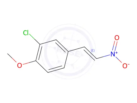 Chemical structure of 2-Chloro-1-methoxy-4-[(e)-2-nitroethenyl]benzene