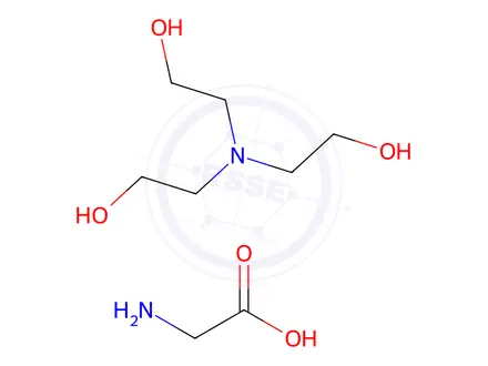 Chemical structure of Glycine, N-(C12-22-alkylsulfonyl) derivs., compds. with triethanolamine (1:1)