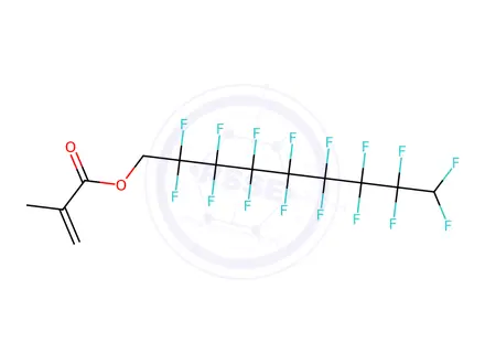 Chemical structure of 1H,1H,9H-HEXADECAFLUORONONYL METHACRYLATE