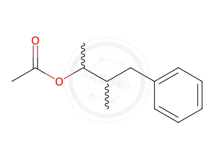 Chemical structure of 1,2-dimethyl-3-phenylpropyl acetate