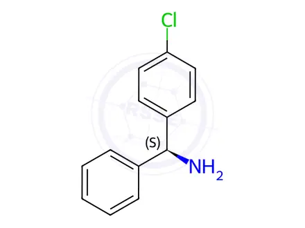Chemical structure of (S)-(4-Chlorophenyl)(phenyl)methanamine