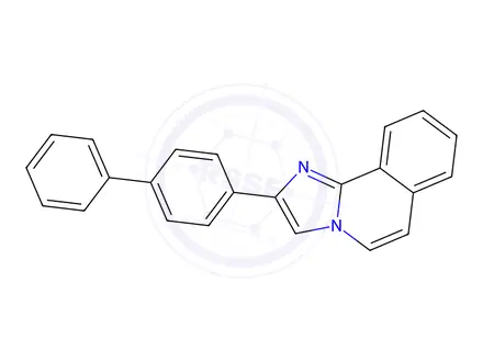 Chemical structure of 2-([1,1'-Biphenyl]-4-yl)imidazo[2,1-a]isoquinoline