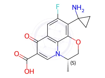 Chemical structure of Pazufloxacin in methanol