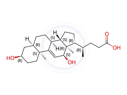 Chemical structure of Cholic Acid Impurity 106